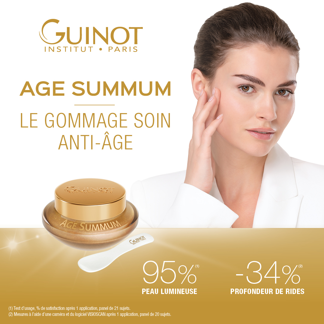 Nouveau Gommage Age Summum
Le gommage soin anti-âge